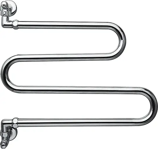 Margaroli Vento 406 Полотенцесушитель водяной для ГВС 50х50h (int 43), вертикальное, цвет: chrome 406CR