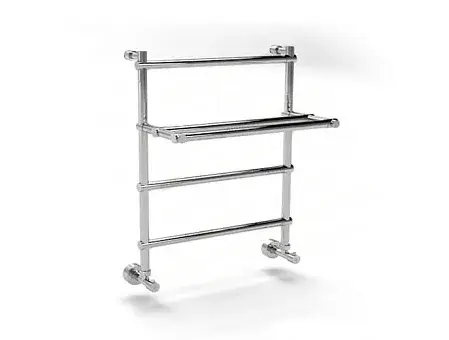Margaroli Sole 442 Полотенцесушитель водяной для ГВС 53,5х72h (47) с полкой, нижнее, цвет: chrome 4424704CRP