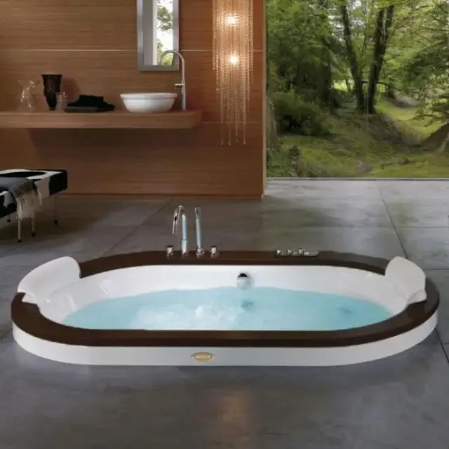 Jacuzzi Opalia Wood Ванна 190x100xh63 см, без панелей, без смесителя, топ - венге 9F43590A