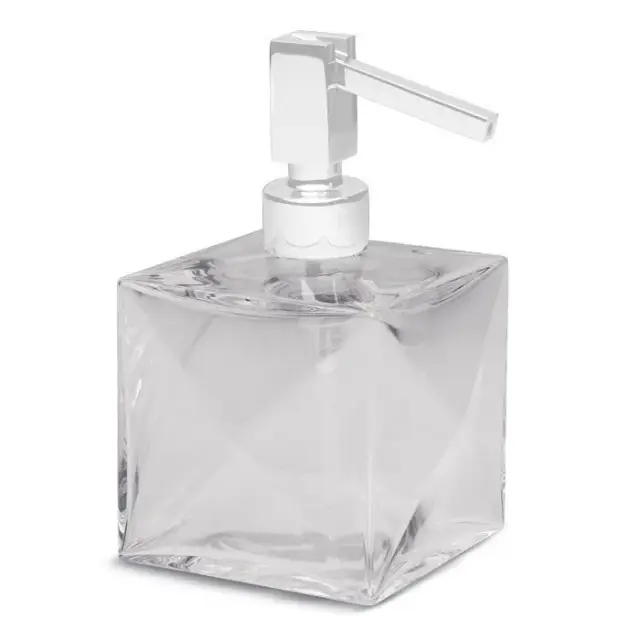 Bertocci Grimilde Дозатор для жидкого мыла, настольный, стеклянная колба, цвет: белый 119 9048 0200