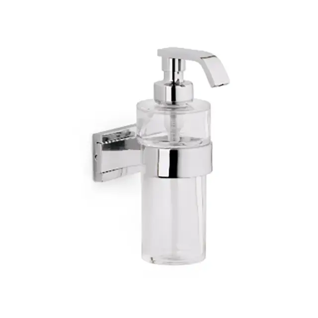 Bertocci ES Дозатор для жидкого мыла, подвесной, стеклянная колба, цвет: хром 105 4028 0000
