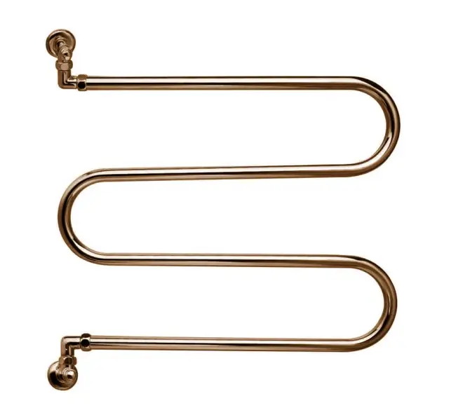 Margaroli Vento 400 Полотенцесушитель водяной для ГВС 60х65h (int 59) вертикальное, bronze/old brass 400OB