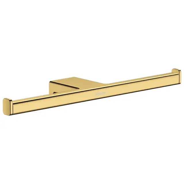 Hansgrohe AddStoris Держатель для туалетной бумаги двойной, латунь цвет: золото 41748990