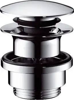 Hansgrohe Донный клапан для раковины Push-Open универсальный, цвет: хром 50100000