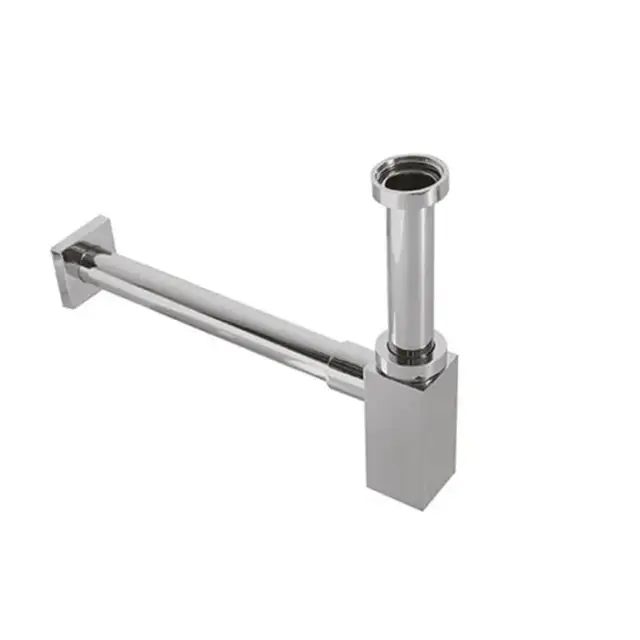 Globo Сифон для раковины латунный квадратный, цвет: хром SF051CR