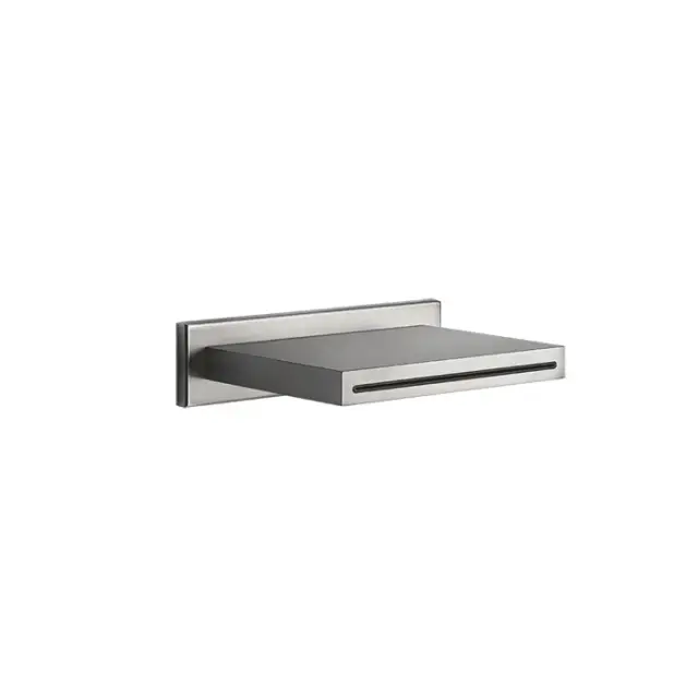 Gessi Rettangolo Излив каскадный настенный, цвет: steel brushed 20293#239
