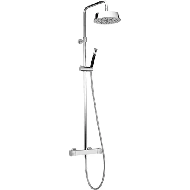 Cisal Cherie Настенная душевая стойка: термостатический смеситель для душа, цвет: Chrome CEC8201021