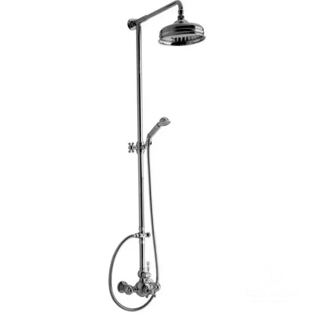 Cisal Arcana Americа Душевая стойка: термостатический смеситель, цвет: Chrome AA00407021