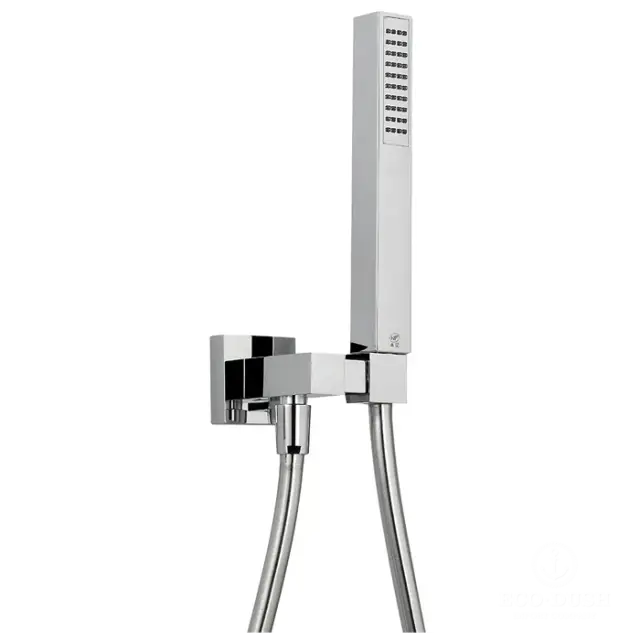 Cisal Shower Душевой гарнитур: ручная лейка, шланг 150 см, вывод, цвет: Chrome DS01828021