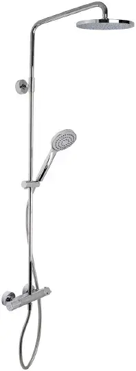 Fima Carlo Frattini Wellness Душевая стойка с верхним душем, цвет: хром F4905/RP251CR