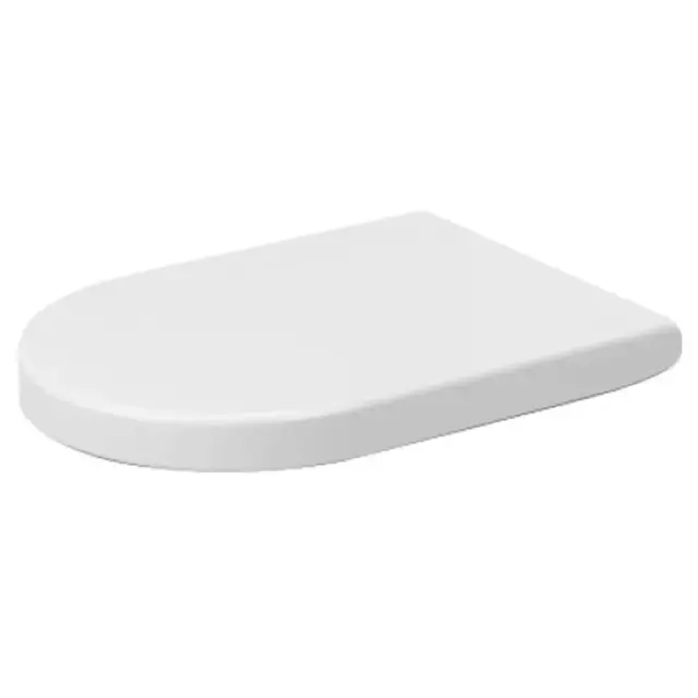 Duravit Starck 2 Сиденье для унитаза, петли сталь, цвет белый 69810000