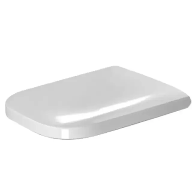 Duravit Happy D.2 Сденье для унитаза с микролифтом, петли нерж сталь, цвет белый 0064690099