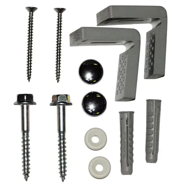 Globo Крепеж горизонтальный для напольных унитазов/биде и полуколонн, цвет: золото/хром VA013