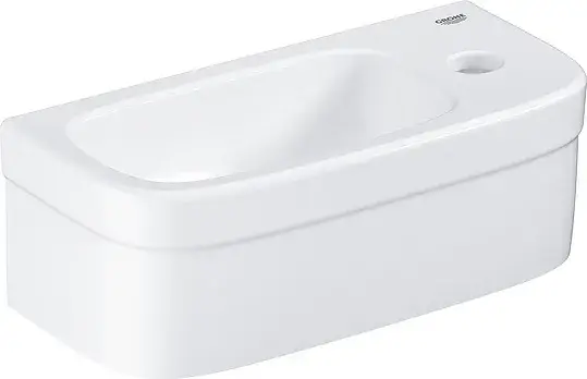 Grohe Euro Ceramic Рукомойник 36,9 см, с 1 отверстием, цвет: белый глянцевый 3932700H