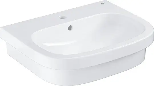 Grohe Euro Ceramic Раковина 59,6 см, с 1 отверстием, цвет: белый глянцевый 39337000