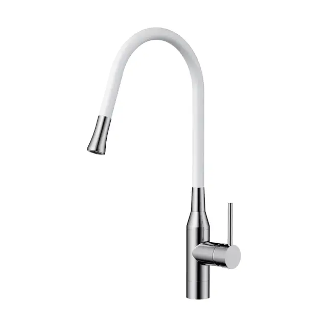 Omoikiri Yatomi-BN-WH Смеситель для кухни, с гибким изливом, цвет: нержавеющая сталь 4994250