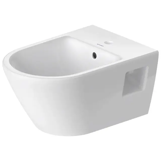 Duravit D-Neo Биде подвесное 37x54 cм с 1 отв. под смеситель и покрытием Wondergliss, цвет: белый 22951500001