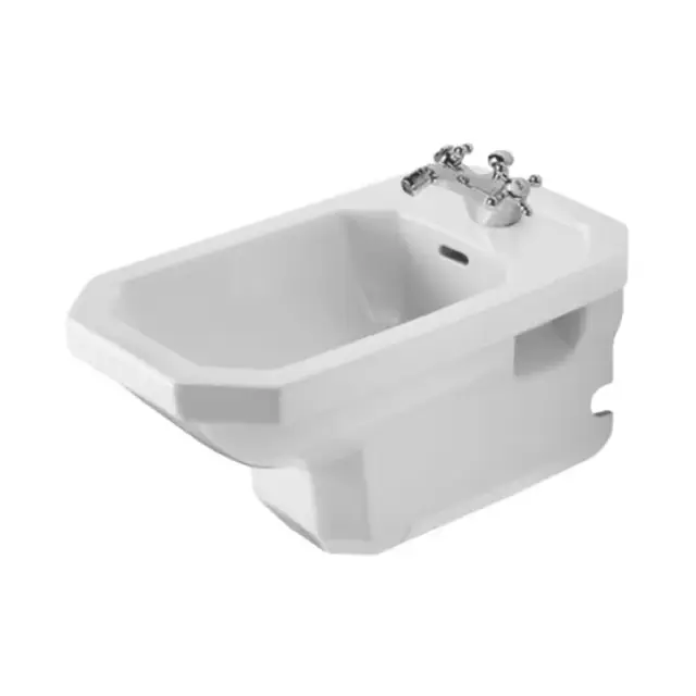 Duravit 1930 Биде подвесное 36x58 см, с 1 отверстием под смеситель и переливом, цвет: белый 0266100000