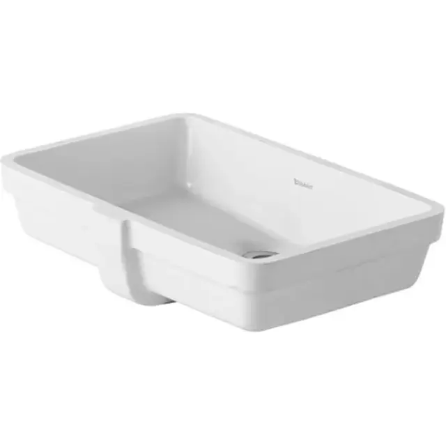 Duravit Vero Раковина подстольного монтажа 52,5х35см (вн 45,8,5х31,5), с перел., с креп, цвет:белый 0330480000