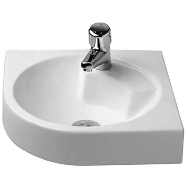 Duravit Architec Раковина угловая с 1 отв. для смесителя, 63,5x54 см, цвет белый 448450000