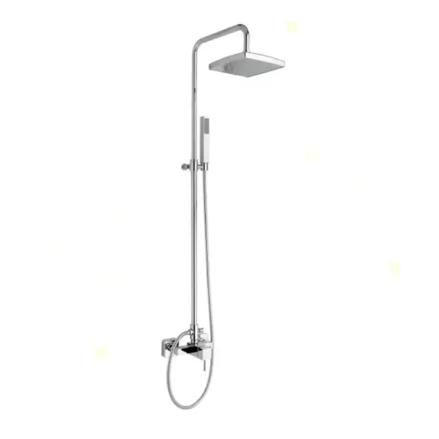 Nicolazzi Doccia Душевая стойка с квадратным верхним душем 20 см, цвет: хром 5715WSCR20