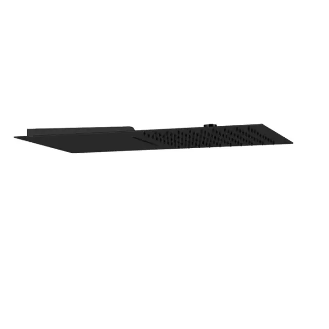 Gessi Tremillimetri Quadro Верхний душ настенный 30x55 см 2 вида струи, цвет: matte black 33083#299