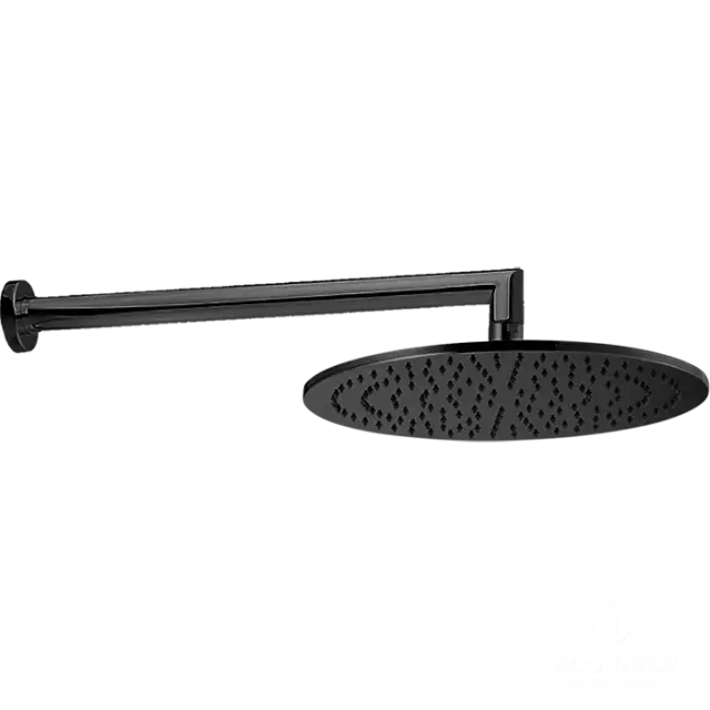 Cisal Shower Верхний душ, диаметр 30 см, с настенным держателем 40 см, цвет: Night Black DS01362040