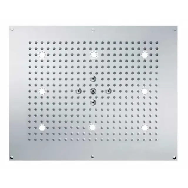 Bossini Dream Потолочный душ встраиваемый 57x47 см, 2 вида струи, LED RGB, цвет: chrome H38671.030