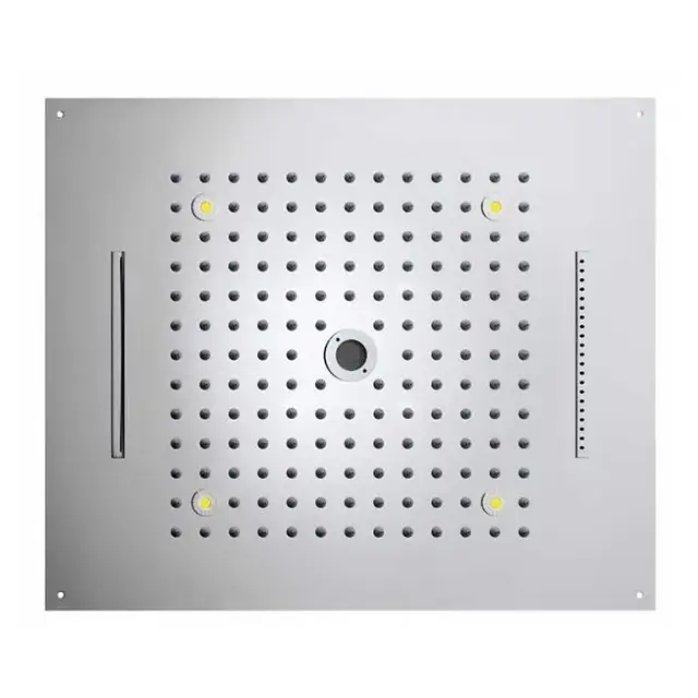 Bossini Dream Потолочный душ встраиваемый 57x47 см, 3 вида струи, LED RGB, цвет: chrome H38909.030