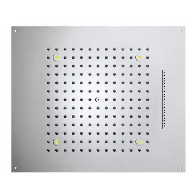 Bossini Dream Потолочный душ встраиваемый 57x47 см, 2 вида струи, LED RGB, цвет: chrome H38906.030