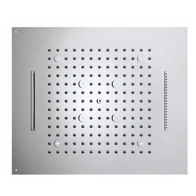 Bossini Dream Потолочный душ встраиваемый 57x47 см, 4 вида струи, LED, цвет: chrome H38918.030