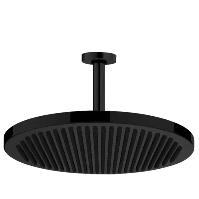 Bossini Apice Верхний душ, с потолочным держателем 23,7 см, цвет: mat black H31430D.073
