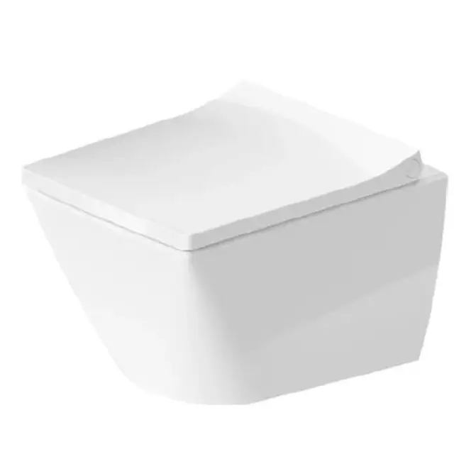 Duravit Viu Унитаз подвесной компактный безободковый 370х480мм цвет белый 2573090000