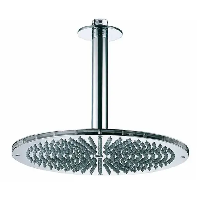 Bossini Oki Верхний душ 30 см, 1 вид струи, кронштейн потолочный 30 см, цвет: chrome H35362.030