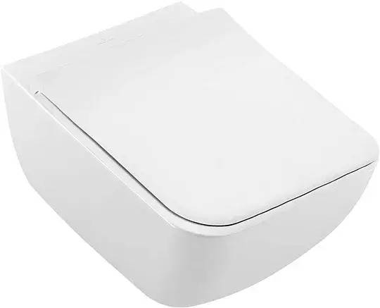 Villeroy & Boch Venticello Унитаз подвесной, безободковый, крышка в комплекте, 4611RL01