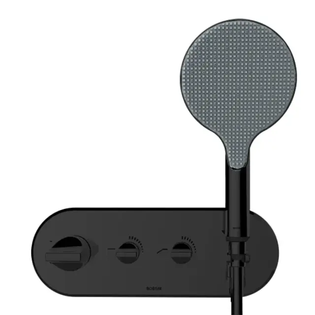 Bossini Apice Смеситель для душа встраиваемый, термостатический, цвет: mat black Z00521.073