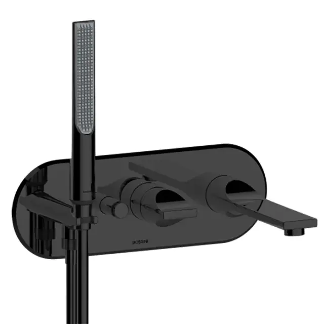 Bossini Apice Смеситель для ванны встраиваемый, однорычажный, цвет: mat black Z00555.073