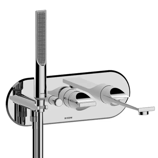 Bossini Apice Смеситель для ванны встраиваемый, однорычажный, внешняя часть, цвет: chrome Z00555.030