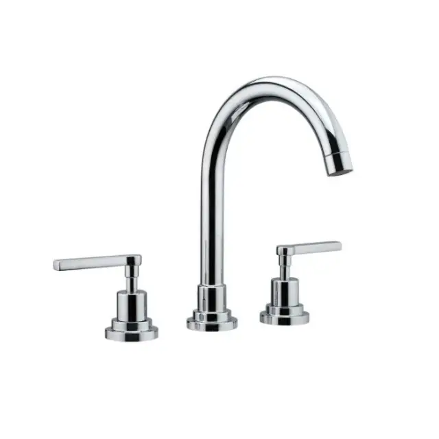 Nicolazzi Mac Kinley 05 Смеситель для раковины на 3 отверстия, излив 17,6 см, цвет хром 2208CR29