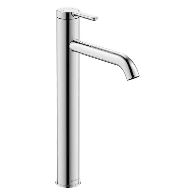 Duravit C.1 Смеситель для раковины на 1 отв. высокий h32,2 cм, излив 16,6 cм, цвет хром C11040002010