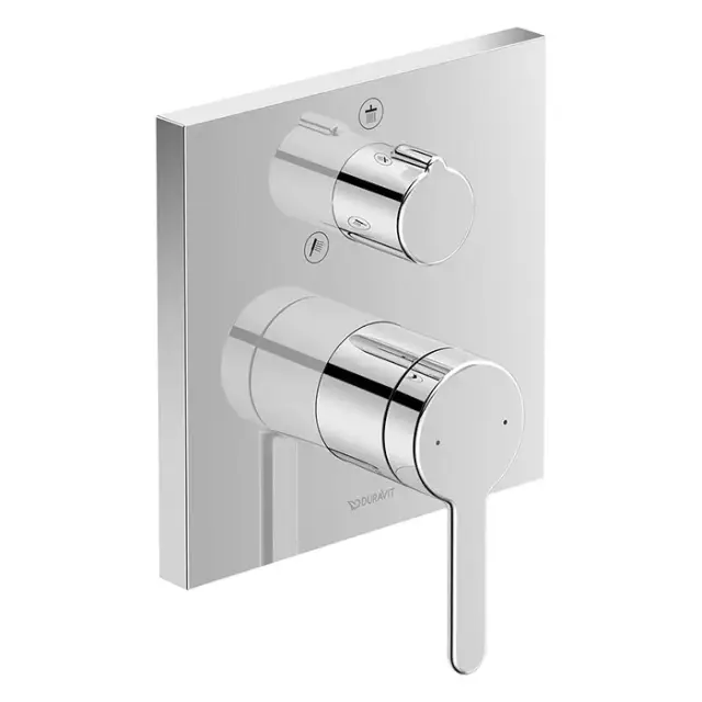 Duravit C.1 Смеситель для душа скрытого монтажа с переключателем потоков, цвет хром C14210011010