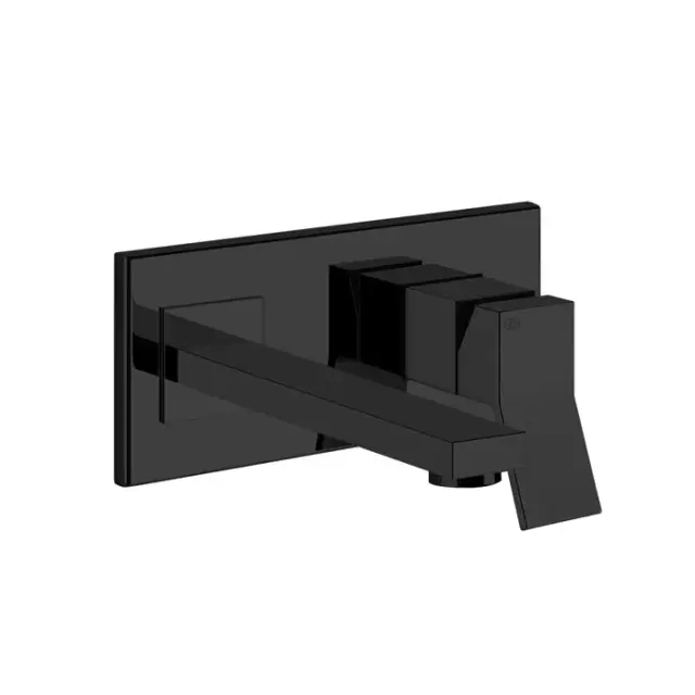 Gessi Rettangolo K Встраиваемый однорычажный Смеситель для раковины, цвет черный 53088#299