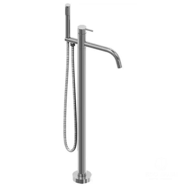 Cisal Xion Смеситель напольный однорычажный для ванны с ручной лейкой, цвет: Inox XI004204D1