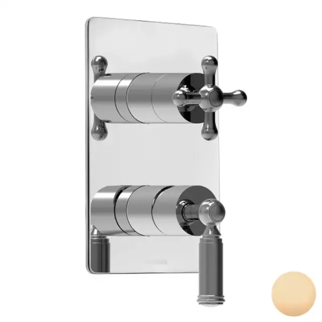 Bossini Liberty Смеситель для душа, встраиваемый, с девиатором, цвет: antique brass, bronze Z00065.022