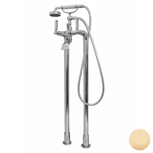 Bossini Liberty Смеситель для ванны, напольный, высота 89 см, цвет: antique brass, bronze L00130.022