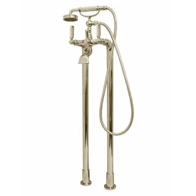 Bossini Liberty Смеситель для ванны, напольный, высота 89 см, satin nickel L00130.094