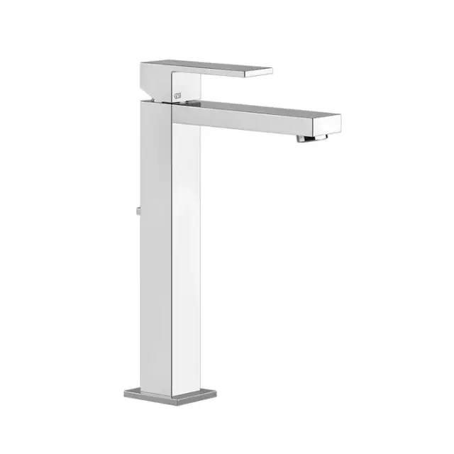Gessi Rettangolo Смеситель для раковины с донным клапаном, цвет хром 11921#031