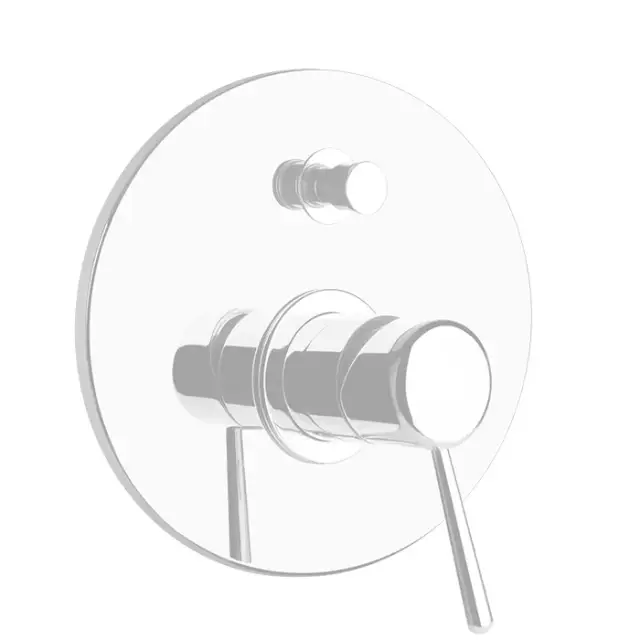 Gessi Goccia Смеситель для ванны встраиваемый на 2 потребителя, внешняя часть, цвет: matte white 44678#279