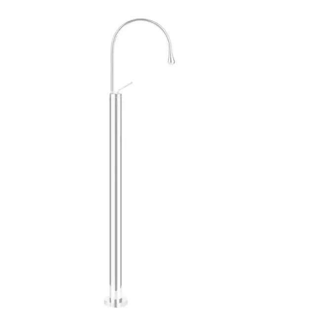 Gessi Goccia Смеситель для раковины напольный, внешняя часть, излив 28,5 см, цвет: matte white 33624#279