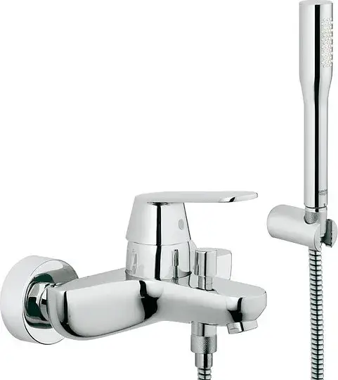 Grohe Eurosmart Cosmopolitan Смеситель для ванны, накладной, с ручным душем, цвет: хром 32832000